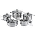 10 Pieces Stainless Steel Kitchen Cookware Set